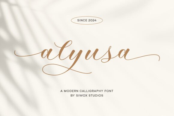 Alyusa: A Luxurious Handwritten Font
