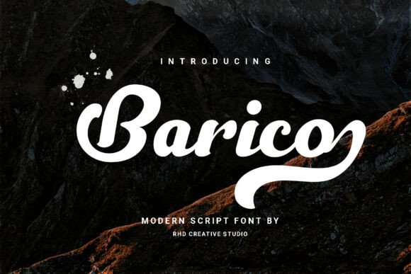 Barico: A Handwritten Font for Creative Campaigns