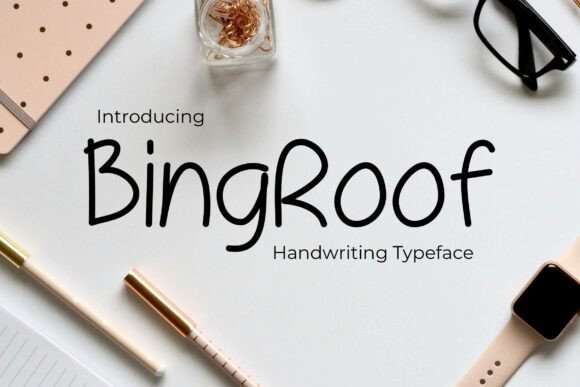 Bingroof: A Handwritten Font for Creative Expression