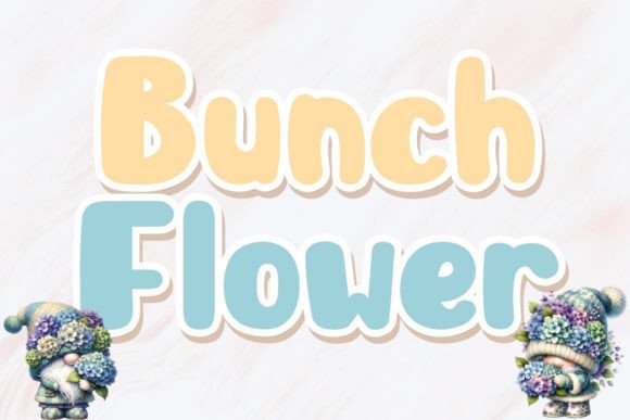 Bunch Flower Font for Business