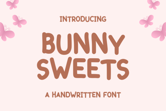 Bunny Sweets Font: Handwritten Elegance for Crafters