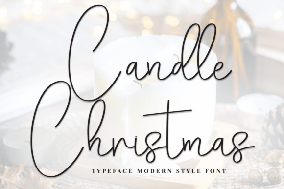 Candle Christmas Font Review