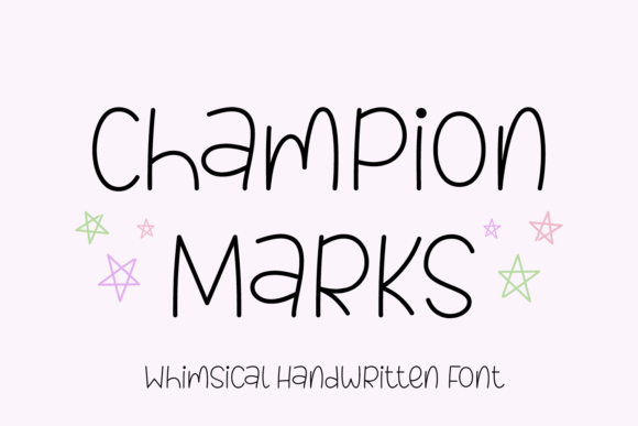Champion Marks Font