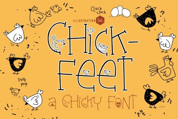 Chickfeet: A Whimsical Handwritten Font