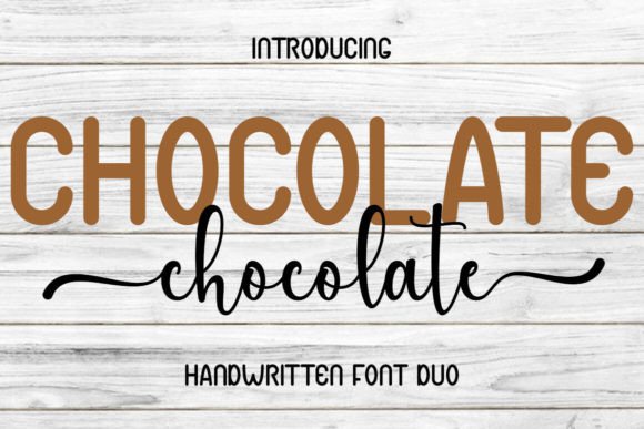 Chocolate Duo Font for Business