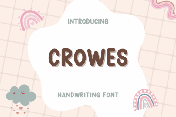 Crowes: A Handwritten Font for Web Design
