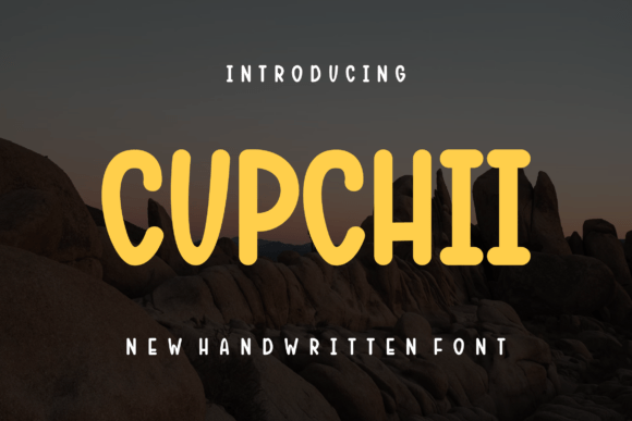 Cupchii: A Friendly Handwritten Font