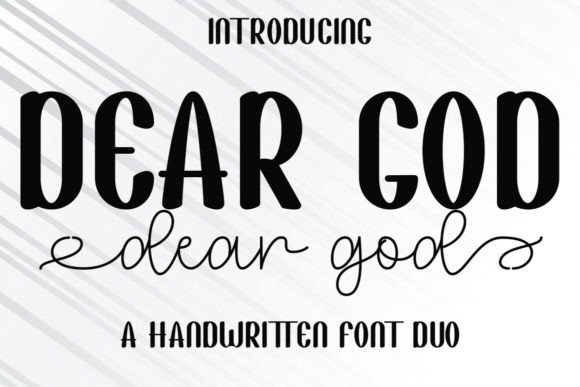 Dear God Font for Business