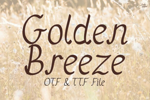 Golden Breeze Font for Web Design