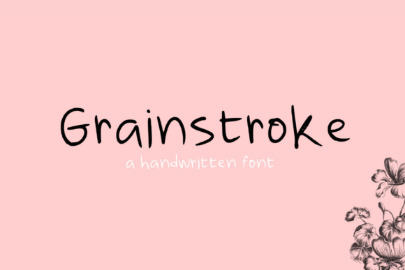 Grainstroke: A Handwritten Font for Editorial Design