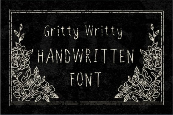 Gritty Writty Font