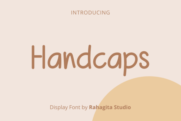 Handcaps: A Handwritten Font for Creative Expression
