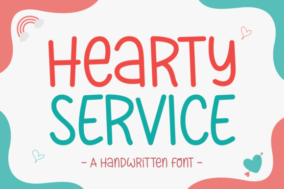 Hearty Service Font for Web Design
