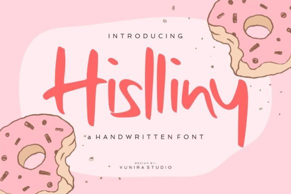 Hislliny Font: Handwritten Elegance for Business