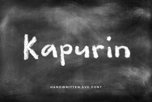 Kapurin: A Handwritten Font for Web Design