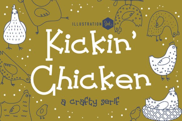 Kickin Chicken Font: Whimsical & Handmade