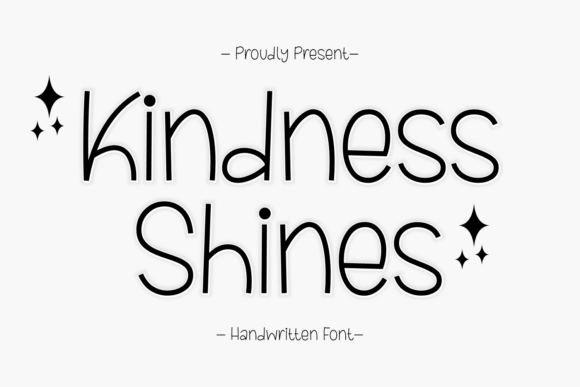 Kindness Shines: A Friendly Font for Thoughtful Design