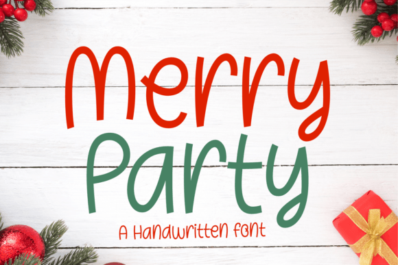 Merry Party Font for Business