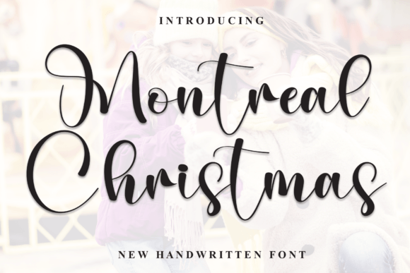 Montreal Christmas Font for Festive Design