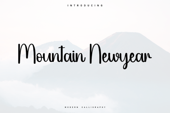 Mountain Newyear Font