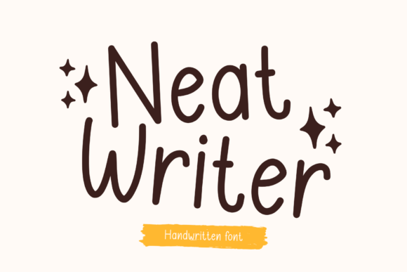 Neat Writer: A Handwritten Font for Thoughtful Design