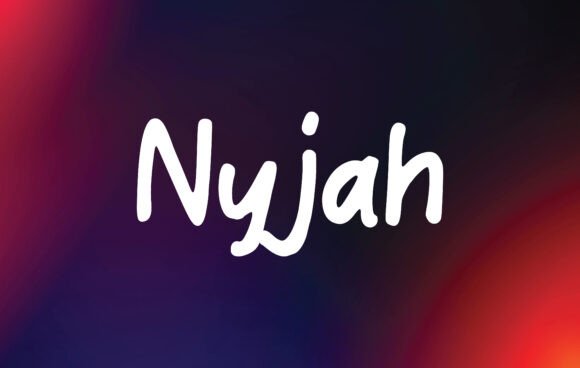 Nyjah: A Script Handwritten Font for Creative Campaigns