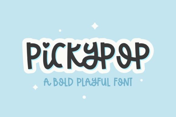 Pickypop Font: Handwritten Style for Web Design