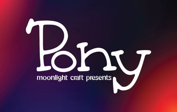 Pony: A Font for Creative Business