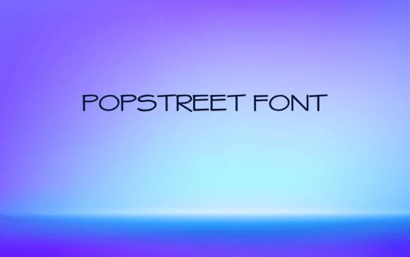 Popstreet: A Handwritten Font for Editorial Elegance