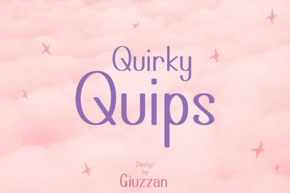 Quirky Quips Font