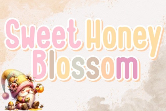 Sweet Honey Blossom Font