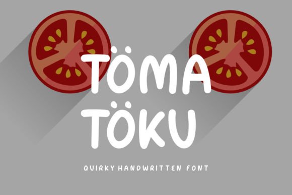 Tomatoku: A Quirky Handwritten Font for Web Design