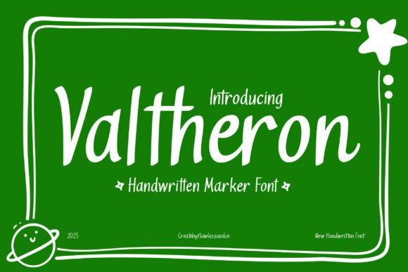 Valtheron: A Playful Script Font for Campaigns