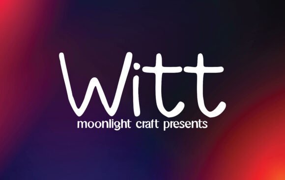 Witt: A Handwritten Font for Creative Marketing